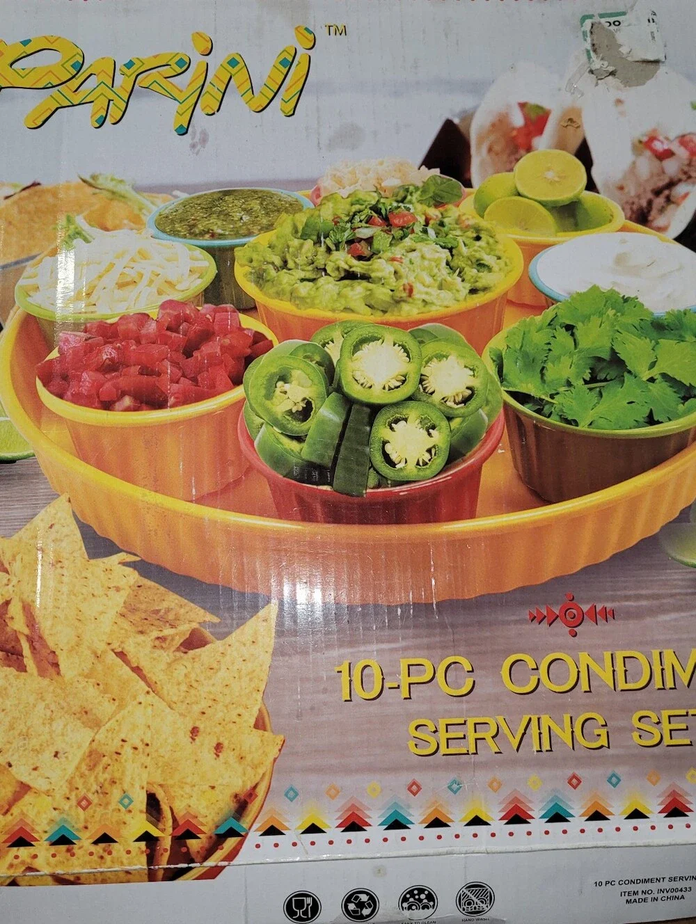 Colorful Party Serving Bowl Set - Multi-Color